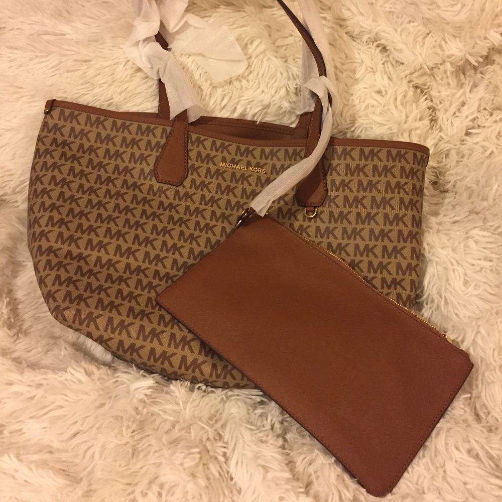 Michael Kors "Candy" Large PVC Reversible Tote